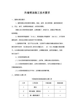 外墙喷涂施工技术要求 (2)