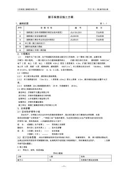 外脚手架搭设施工方案 (4)