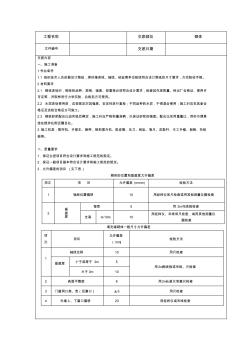 多孔砖施工技术交底 (2)