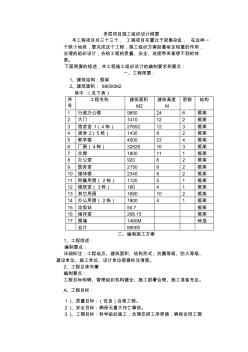 多層項(xiàng)目施工組織設(shè)計(jì)綱要