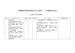 大唐国际火力发电厂6S管理评价办法