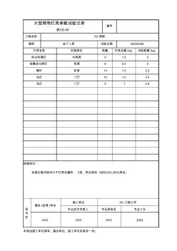 大型照明燈具承載試驗(yàn)記錄(20200806193250)