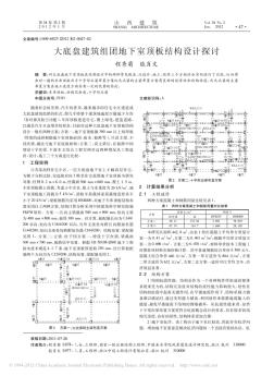 大底盘建筑组团地下室顶板结构设计探讨