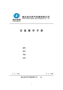 天然气公司作业指导书(20200813152012)
