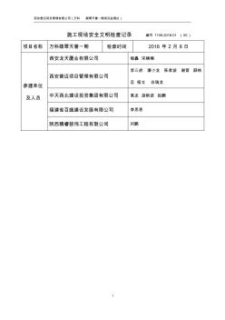 安全文明检查记录1108-2018-01(55)