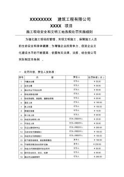 安全生产和文明工地处罚实施细则 (3)