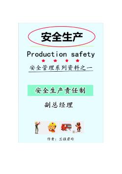 安全生产责任制(副总经理)