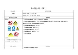 安全风险公告栏