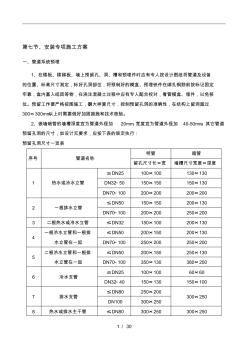 安装专项施工方案电气给排水安装