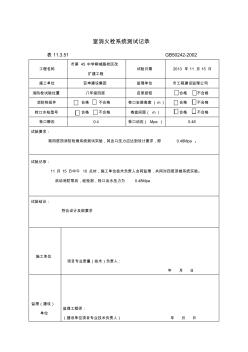 室内消火栓试射试验记录文稿