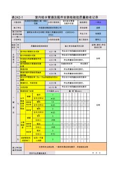 室内给水管道及配件安装2