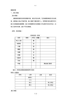 屋面拆除施工方案(工程科)