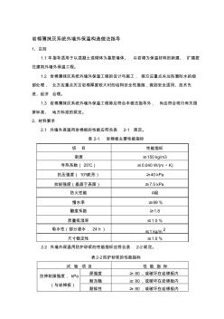 岩棉薄抹灰系统外墙外保温施工工艺标准