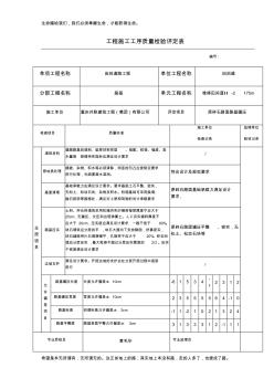工序質(zhì)量檢驗(yàn)評(píng)定表 (3)