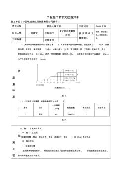 工程施工技术交底通知单 (2)