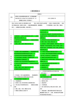 工程施工程施工界限划分