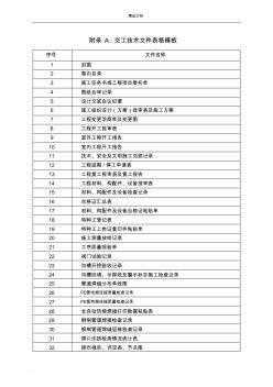 工程竣工資料表格模板 (2)