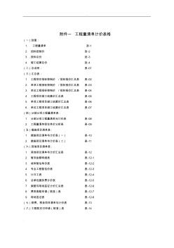 工程量清单计价完整表格. (2)