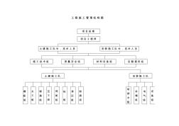 工程项目管理、安保、质保体系图