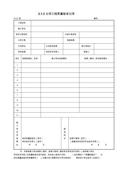 市政道路工程资料表格全套98338