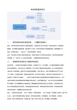 常用电动机类型及特点分解