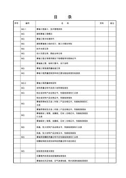 幕墻工程竣工全套