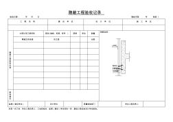 幕墻隱蔽工程驗(yàn)收記錄