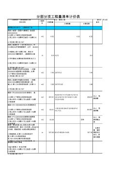 幼兒園工程--結(jié)算工程量