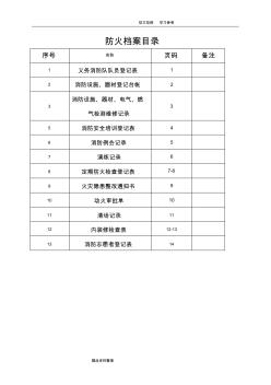 幼兒園消防檢查各種表格記錄文本 (2)