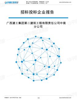 广西建工集团第二建筑工程有限责任公司中南分公司_中标190920