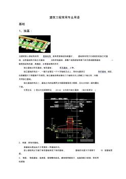 建筑工程常用专业用语3