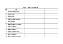 建筑工程施工情况报告