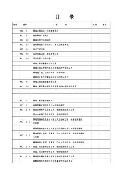 建筑幕墙项目施工质量验收资料(全集表格)