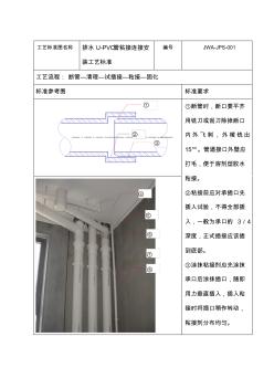 建筑排水UPVC管承插连接安装工艺标准(2)