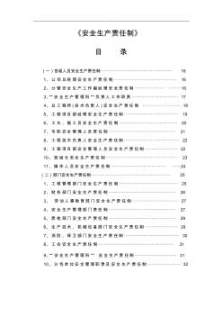 建筑施工企业安全生产责任制 (2)