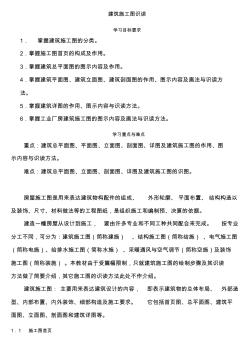 建筑施工图(简易懂)汇总