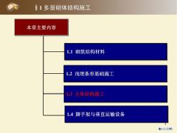 建筑施工技术多层砌体结构1(1)