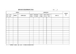 建筑消防設(shè)施故障維修記錄表序號(hào)