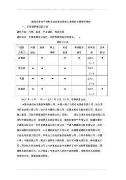 建筑設備電氣控制系統(tǒng)安裝優(yōu)質(zhì)核心課程的前期調(diào)研報告