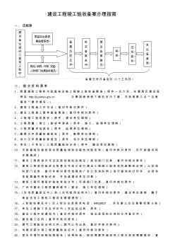 建设工程竣工验收备案办理指南(20130125)