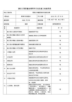 建设工程质量治理两年行动及复工检查用表(改)