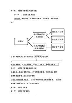 建設工程造價管理——讀書筆記