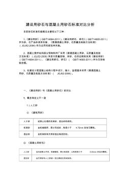 建設(shè)用砂、石與混凝土用砂石標(biāo)準(zhǔn)對(duì)比分析 (2)