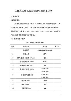 往復(fù)式壓縮機(jī)的安裝調(diào)試