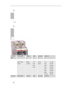 德力西電氣DZ47T透明小型斷路器.