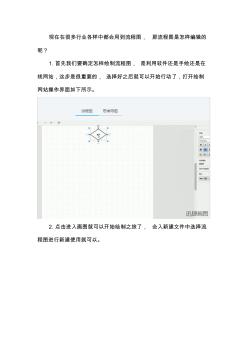 怎样编辑流程图