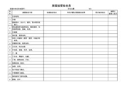 房屋接管验收表