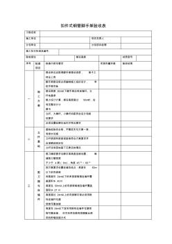 扣件式钢管脚手架验收表 (3)