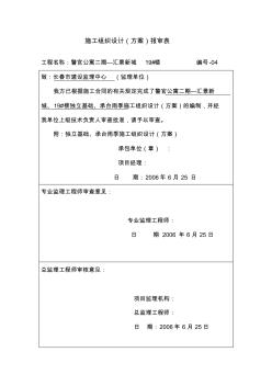 承臺、獨立基礎雨季施工方案