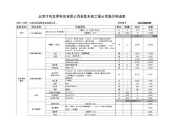 投標(biāo)分項(xiàng)報(bào)價(jià)明細(xì)表